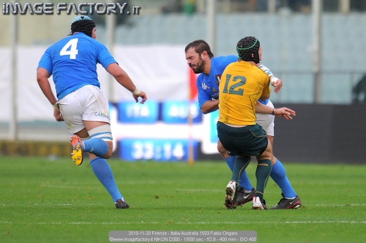 2010-11-20 Firenze - Italia-Australia 1503 Fabio Ongaro